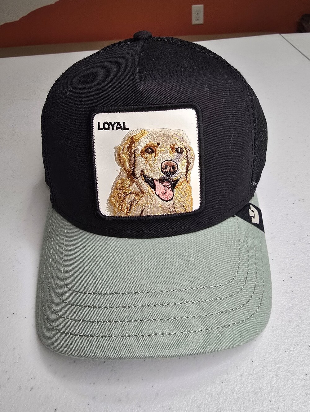Goorin Bros. The Loyal Dog Snapback Trucker Hat Black Green NWT Casual Outdoor
